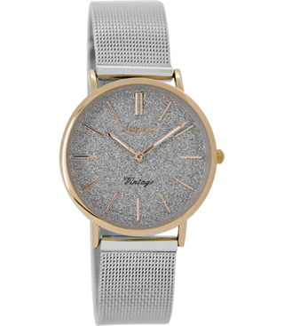 Oozoo Vintage-Uhr C8838 Silber (32mm)