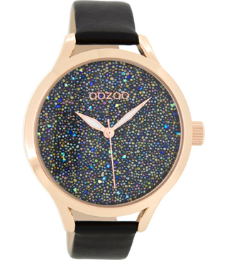 Oozoo Ladies watch-C9128 black (44mm)