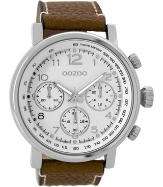 Oozoo Herrenuhr-C9455 Cognac (48mm)
