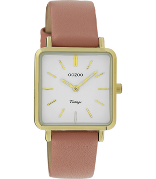 Oozoo Dames horloge-C9944 roze (29mm)