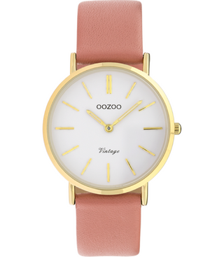 Oozoo Dames horloge-C9977 roze (32mm)