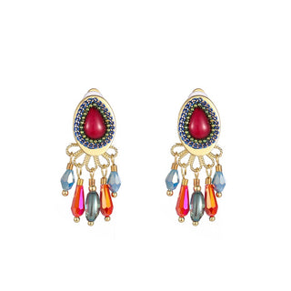 Go Dutch Label Earcuff druppel met kralen