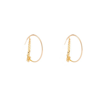 Go Dutch Label Oorknoppen hoop ketting