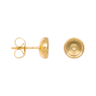 Kaufen gold iXXXi-Schmuck-Ohrstecker, oberer Basisteil (5 mm)