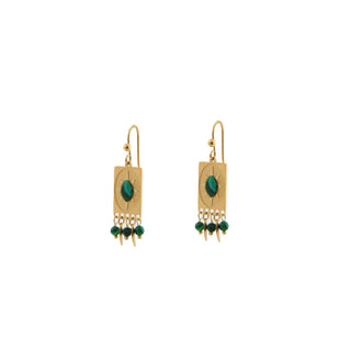 GO Dutch Label square earring