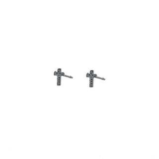 GO Dutch Label earstud cross stones
