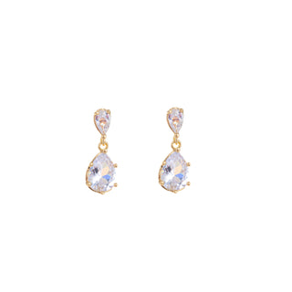Go Dutch Label Earrings Circles Pearls Crystal E1022