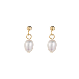 Go Dutch Label Oorknoop Parel Zilver