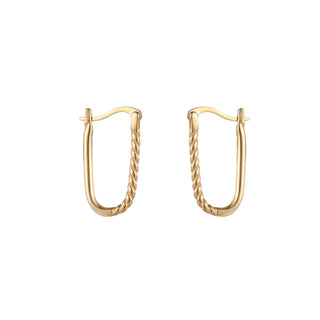 Go Dutch Label Oorring half gedraaid hart glad