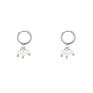 Go Dutch Label Oorhangers 3 parels klein