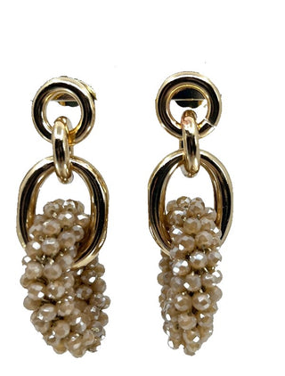 Kopen beige Go Dutch Label Oorknoppen 3 ringen