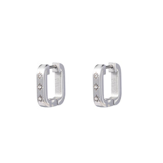 Go Dutch Label Ohrringe, quadratischer Ring