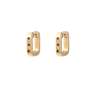 Go Dutch Label Ohrringe, quadratischer Ring