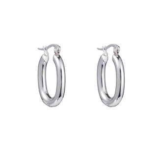 Go Dutch Label Oorringen hoop ovaal