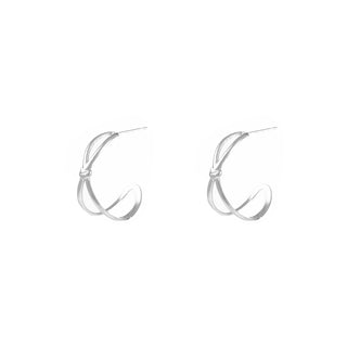 Go Dutch Label Oorhangers hoop met knoop