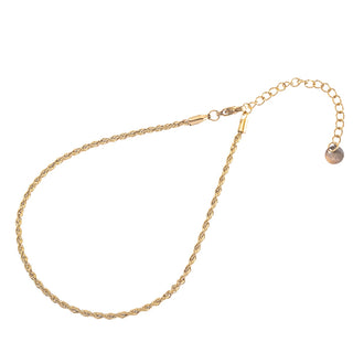 Go Dutch Label Enkelsieraad ketting gedraaid