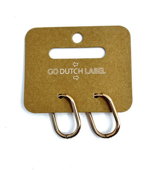 Kopen rose Go Dutch Label Oorbellen Ovaal
