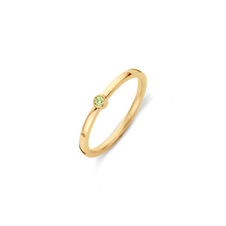 Kopen groen Melano Friends Ring Mini CZ Tanzanite/Chrystolite (48-64MM)