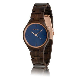 HOT&TOT | BIXIE WOODEN WATCH | 40MM | ROSE GOLD | SANDALWOOD