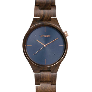 HOT&TOT | BIXIE WOODEN WATCH | 40MM | ROSE GOLD | SANDALWOOD