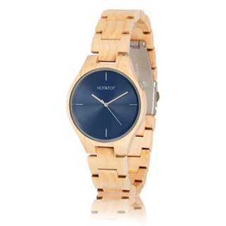 HOT&TOT | FAUN WOODEN WATCH | 40MM | SILVER
