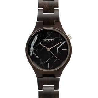 HOT&TOT | FORESTA WOODEN WATCH | 40MM | BLACK MARBLE | SANDALWOOD