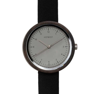 HOT&TOT | SOFIA WOODEN LADIES WATCH | 36MM | SILVER | SANDALWOOD