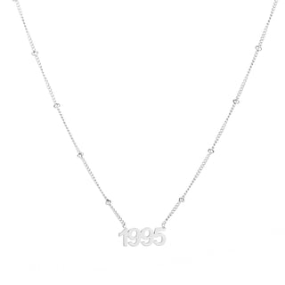 Necklace year silver