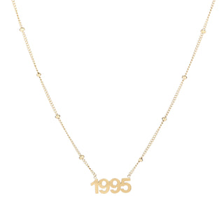 Necklace year gold