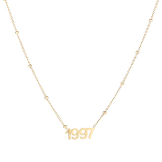 Necklace year gold