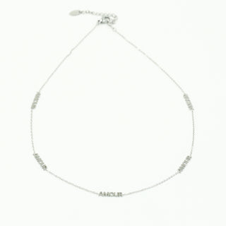 Michelle Bijoux necklace Amour silver