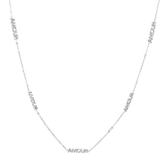 Michelle Bijoux necklace Amour silver