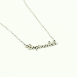 Necklace month silver