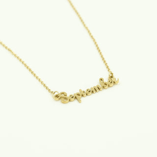 Necklace month gold