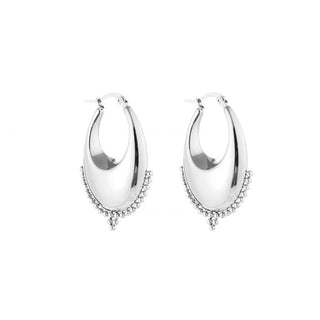Ovale Tropfenohrringe von Michelle Bijoux