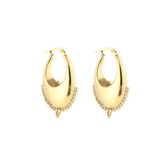 Ovale Tropfenohrringe von Michelle Bijoux