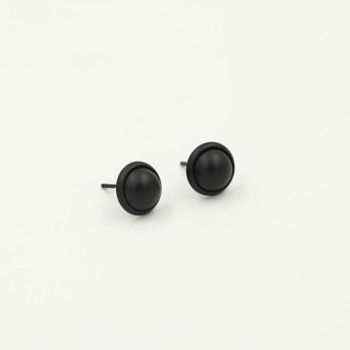 Michelle Bijoux Earstuds ball Black (SIZE 6-10MM)