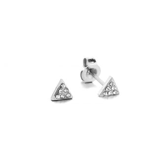 Michelle Bijoux Earring Triangle Crystal