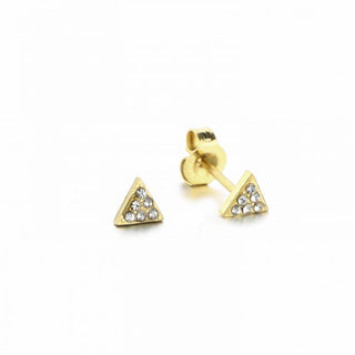 Michelle Bijoux Earring Triangle Crystal
