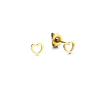 Michelle Bijoux Ear Stud Open Heart