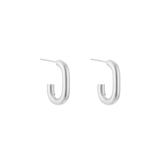 Michelle Bijoux Ear Stud Open Square Hoop