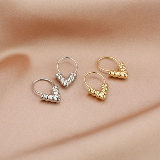 Michelle Bijoux Ohrringe „V“-Muster
