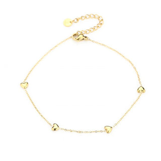 Michelle Bijoux Anklet Hearts