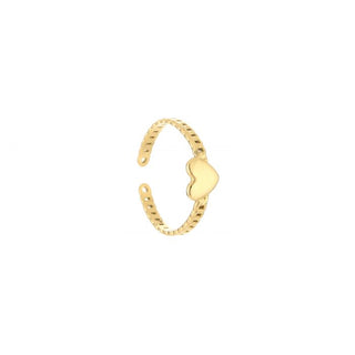 Michelle Bijoux Ringkette Herz (Einheitsgröße)