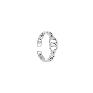 Michelle Bijoux Ring Infinity Halskette (Einheitsgröße)