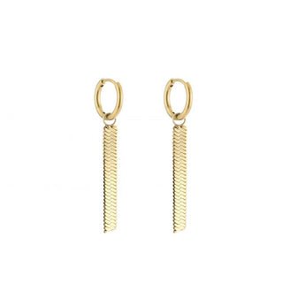Michelle Bijoux Oorhanger Slang Ketting