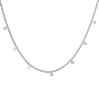 Koop silver Michelle Bijoux Necklace Snake Discs