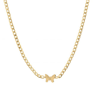 Michelle Bijoux Necklace butterfly link