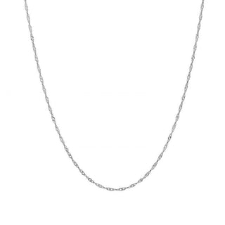 Michelle Bijoux Necklace Twisted Thin
