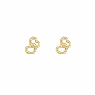 Bijoutheek Ear Studs 2 hearts